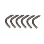 Lund 94-01 Dodge Ram 1500 Quad Cab EZ Running Board Mounting Bracket Kit - Brite