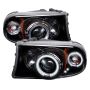 SPYDER 5009807 Projector Headlights - CCFL Halo - Black
