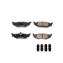 PowerStop 17-641 PowerStop - Z17 Low-Dust Ceramic Brake Pads with Hardware