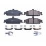PowerStop 17-727 PowerStop - Z17 Low-Dust Ceramic Brake Pads with Hardware