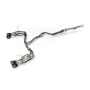 Invidia HS22WRXGM4SB 2022+ Subaru WRX Gemini Single Layer Quad Black Tip Cat-Back Exhaust