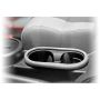 Rugged Ridge 07-10 Jeep Wrangler JK Brushed Silver Front Cup Holder Trim