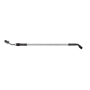Goodridge HD2045-1CB-CL80 80in Universal Clutch Line w/Black Zinc Fittings & Clear Hose - 45Deg Banjo w/AN3 Fitting