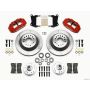 Wilwood 140-12271-R Narrow Superlite 6R Front Hub & 1PC Rtr Kit 12.88in-Red 67-69 Camaro 64-72 Nova Chevelle