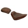 Mustang Motorcycle 76814 Mustang 00-15 Harley Softail Standard Rear Tire Wide Tripper Solo Seat - Distressed Brown
