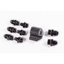 Radium Engineering 20-0237 DISTRIBUTION BLOCK, 3 INTO 1 WITH FITTINGS