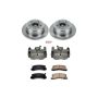 PowerStop KCOE2565 OE Stock Replacement Low-Dust Ceramic Brake Pad, Rotor and Caliper Kit