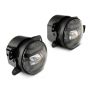 Raxiom J167046 07-18 Jeep Wrangler JK Axial Series 4-In LED Fog Lights- Clear