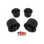 BMR 08-18 Dodge Challenger Aluminum Rear Cradle Bushings Kit - Black Anodized