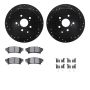 Dynamic Friction 8512-76167 Rotor Kit