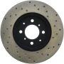 Stoptech 128.40021R 90-01 Integra (EXC Type R) / 90-05 Honda Civic Cross Drilled Right Front Rotor