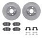 Dynamic Friction 7512-91004 Rotor Kit