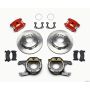 Wilwood 140-12212-R D154 P/S Park Brake Kit Red Small Ford 2.50in Offset