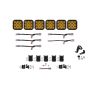 Diode Dynamics DD7257 SS5 Pro Universal CrossLink 6-Pod Lightbar - Yellow Driving