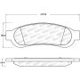 Stoptech 305.13340 Street Select Brake Pads - Front