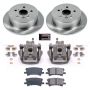 PowerStop KCOE5333A OE Stock Replacement Low-Dust Ceramic Brake Pad, Rotor and Caliper Kit