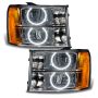Oracle Lighting 8165-001 SMD Pre-Assembled Headlights, Round Ring Design, White