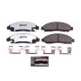 PowerStop Z36-1039 PowerStop - Z36 Truck and SUV Carbon-Fiber Ceramic Brake Pads with Hardware Kit