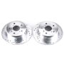 PowerStop JBR973XPR PowerStop Evolution Performance Drilled, Slotted & Plated Brake Rotor Pair