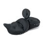 Mustang Motorcycle 79608 Mustang 08-21 Harley Electra Glide Std,Rd Glide,Rd King,Str Glide Touring 1PC Seat w/Studs - Black