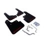 Rally Armor 2014+ Mazda3/Mazdaspeed3 UR Black Mud Flap w/ Red Logo