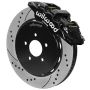 Wilwood 140-16403-D Aero6R Front Big Brake Kit 14in Slotted Black Powder Coat 94-04 Ford Mustang SN95