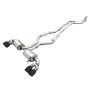 AWE Tuning 3015-43158 2019+ BMW M340i (G20) Resonated Touring Edition Exhaust - Quad Diamond Black Tips