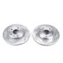 PowerStop EBR809XPR PowerStop Evolution Performance Drilled, Slotted & Plated Brake Rotor Pair