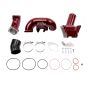 Wehrli WCF100164-RED 2007.5-2010 LMM Duramax High Flow 3in Y-Bridge Kit- WCFab Red