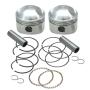 S&S Cycle 106-5777 36-84 BT 3-7/16in x Up To 4-3/4in Stroke HC Piston Set - .040in