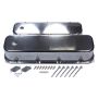 MR. GASKET MRG6858G BBC Cast Alm Valve Cover Set Tall w/Hole Polished