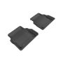 3D MAXpider 2011-2017 Audi A8 Kagu 2nd Row Floormats - Black