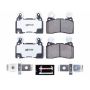 PowerStop Z26-1474 PowerStop - Z26 Performance Carbon-Fiber Ceramic Brake Pads with Hardware Kit