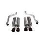 CORSA Performance 14108BLK Corsa 2009-2013 Chevrolet Corvette C6 6.2L V8 Black Sport Axle-Back Exhaust