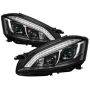 SPYDER 5083890 Projector Headlights - DRL LED - Black