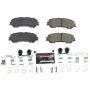 PowerStop Z23-2032 PowerStop - Z23 Daily Driver Carbon-Fiber Ceramic Brake Pads with Hardware Kit