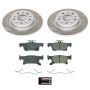 PowerStop SC8624 Semi-Coated Rotor and Low-Dust Ceramic Brake Pad Kit