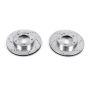 PowerStop JBR1512XPR PowerStop Evolution Performance Drilled, Slotted & Plated Brake Rotor Pair