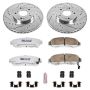 PowerStop K2292-26 Z26 Street Performance Ceramic Brake Pad and Drilled & Slotted Rotor Kit