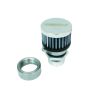 Moroso 68849 Weld-On Valve Cover Breather Kit - Steel Valve Covers - Chrome Finish