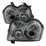 SPYDER 5011114 Projector Headlights - LED Halo - Smoke