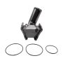Wehrli WCF100235-GB Chevrolet LBZ/LMM Duramax 3in Y-Bridge Kit (Bridge Only) - Gloss Black