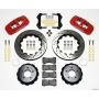 Wilwood 140-11764-DR AERO6 Front Hat Kit 14.25 Drilled Red 2006-10 Magnum/Challngr/Chrgr/300C