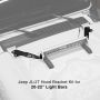 XKGLOW XK-BRC-JK-H XK Glow Jeep JK Hood 20In Light Bar Bracket Kit