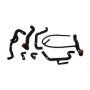 Mishimoto MMHOSE-GLF-95BK 95-98 Volkswagen Golf VR6 Black Silicone Hose Kit