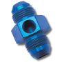 Russell Performance -8 AN Flare to 3/8in Pipe Pressure Adapter (Blue)