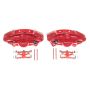 PowerStop S6182 Red Powder Coated Calipers