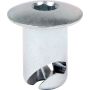 ALLSTAR PERFORMANCE ALL19163 Oval Allen Hd Fasteners 7/16 .500in 50pk Steel