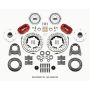 Wilwood 140-15020-DR Forged Dynalite-M Front Kit 10.75in Drilled Red 1950-1955 MG-TD/TF