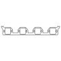 Cometic Gasket C5598-188 Cometic Chrysler Gen-2 Hemi .188in Fiber Intake Manifold Gasket Set-1.856in x 2.009in Rectangle Port